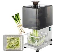 Electric Vegetable Cutter with Stainless Steel Blade, Low Noise Design for Efficient Chopping in Home and Restaurant Kitchens