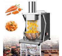 Electric Vegetable Dicer, 200W Commercial Chopper, Automatic Food Processor for Efficient Cutting of Onions, Potatoes, Carrots, Cucumbers - Ideal Kitchen Appliance