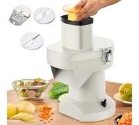 Electric Vegetable Dicer - 3-in-1 Slicer Machine with Mincing Blades for Efficient Food Preparation