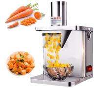 Electric Vegetable Dicer and Slicer Machine - Automatic Chopper for Dicing and Slicing with Multiple Blades