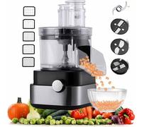 Electric Vegetable Dicer - Food Processor for Cutting and Shredding Carrots, Potatoes, Onions - Efficient Granular Cube Cutter