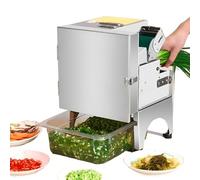 Electric Vegetable Dicer Slicer Chopper, Adjustable Thickness for Efficient Food Preparation in Home Restaurants and Canteens