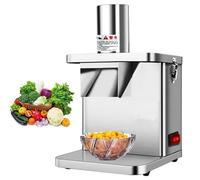Electric Vegetable Dicer Slicer, Multifunctional Food Processor with 5 Stainless Steel Blades, Professional Heavy Duty for Carrot Potato Onion Chopping
