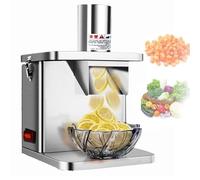 Electric Vegetable Dicer Slicer Shredder - Automatic Chopper for Potatoes, Onions, and Carrots - Ideal for Commercial and Home Use