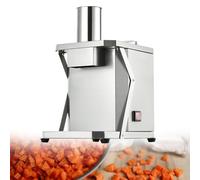 Electric Vegetable Dicer with 3 Grid Blades for Potatoes Carrots Cubes, Heavy Duty Stainless Steel