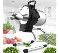 Electric Vegetable Dicer with Adjustable Thickness and Removable Parts for Easy Cleaning, Ideal for Chopping Garlic, Onion, and Celery