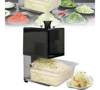Electric Vegetable Grater, Commercial Scallion Shredder Machine, Automatic Cutter with Safe Switch, High Output for Efficient Chili Pepper Preparation