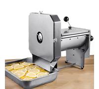 Electric Vegetable Slicer ， Adjustable Thickness Food Slicing Machine, Stainless Steel with Manual Mode, Perfect for Kitchen Use