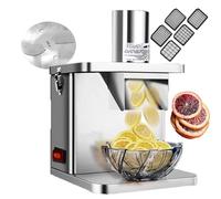 Electric Vegetable Slicer and Fruit Dicer with Dicing Molds, Automatic Salad Maker for Efficient Veggies Cutting