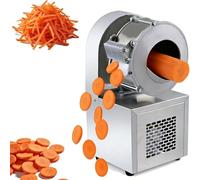 Electric Vegetable Slicer and Shredder, Stainless Steel Food Cutting Machine for Efficient Vegetable and Fruit Preparation, Easy to Use for Quick Meal Prep