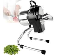 Electric Vegetable Slicer, Commercial Kitchen Cutter, Stainless Steel, Multifunctional, Adjustable Thickness 1-5mm, High-Speed 6000RPM, Perfect for Professional Use