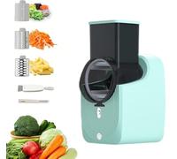 Electric Vegetable Slicer, Type-C Charging Electric Cheese Grater Salad Shooter, One-Touch Easy Control for Vegetables High Efficiency Food Dicer Kitchen Gadget Cooking Accessories Cooking Tool