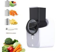 Electric Vegetable Slicer, Type-C Charging Electric Cheese Grater Salad Shooter, One-Touch Easy Control for Vegetables High Efficiency Food Dicer Kitchen Gadget Cooking Accessories Cooking Tool