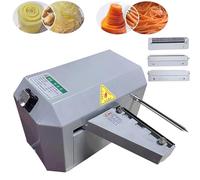 Electric Vegetable Spiralizer with 3 Interchangeable Blades for Continuous Cutting, Ideal for Home and Restaurant Use