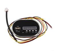 Electric Vehicle Audio Module with USB Interface(No.2 12V) | Plays music from phone via USB, clear sound, easy install, fits most 12V cars, plastic metal mix