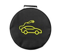 Electric Vehicle Charging Cable Bag - Heavy Duty Waterproof Oxford Fabric Storage Bag, Advanced Car Connection Cable Organizer Fire Retardant | Universal Design Fits