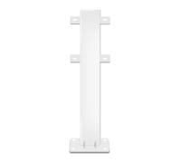 Electric Vehicle Charging Pile Column, Floor-standing Charging Station Bracket, Waterproof and Rustproof, Easy Installation, Suitable for Various Ground Surfaces(White)