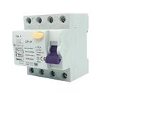 Electric Vehicle EV Charging Pile Residual Current breaker DC RCCB RCD 2P/4P 63A 30mA Type B 6KADin Rail Earth Leakage(4P25A300MA)