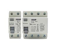 Electric Vehicle EV Charging Residual Current Breaker DC RCCB RCD Type B 6KA Din Rail Earth Leakage 4P 25A - Safe Charging Protection