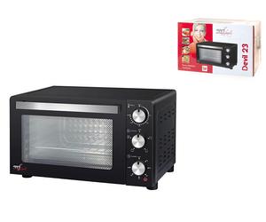 Electric Ventilated Oven Devil, Black, Plastic And Metal, 1200W, 23Lt