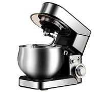 Electric Vertical Kitchen Mixer 1200W, 5L Stainless Steel Mixing Bowl, 6 Speed Adjustable Home Baking and Cooking Appliance