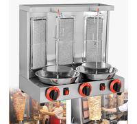 Electric Vertical Rotisserie Grill - Doner Kebab Machine for Home, Countertop Shawarma Oven & Gyro Maker, Rotating Broiler for Delicious Kebabs & Skewers