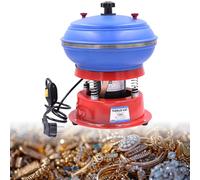 Electric Vibrating Bowl Polishing Machine for Professional Rock Tumbling, Jewelry, and Surface Grinding