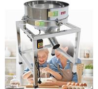 Electric Vibrating Sieve Machine, Stainless Steel Flour Sifter for Commercial Use, Efficient Powder Shaker with Durable Screen