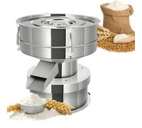 Electric Vibrating Sifter, 50W 1350RPM Commercial Automatic Sifter Shaker Machine, 304 Stainless Steel Lab Sieve Shaker Vibrating Screen with 1 net & 1 Cover 10 cm 80mesh