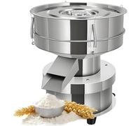 Electric Vibrating Sifter, Automatic Powder Shaker Machine with 2-2800 Mesh Sieve Screens, Stainless Steel Lab Sieve Shaker for Flour Grain Powder Screening 120mesh 15cm