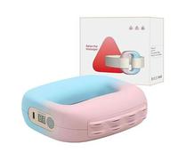 Electric Vibration Plate for Lymphatic Drainage, Vibrating Fitness Exercise Machine, 8 Level Full-Body Fascia Ring with Belt, 1500mAh Rechargeable Deep Tissue Muscle Massager for Body Contouring