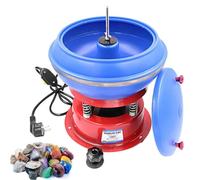 Electric Vibratory Bowl Tumbling Machine - Professional Rock Tumbler Kit for Stone Polishing, Gemstone Finishing & Lapidary Craft Projects