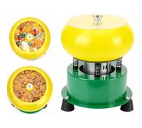 Electric vibratory Roller polishing Machine, Jewelry polishing Machine, with Transparent Acrylic top Cover, high-Efficiency Automatic polishing, for Geology Enthusiasts ( 6)