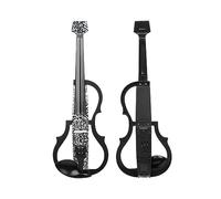 Electric Violin 4/4 Alphabet Carbon Fiber Technology Professional Advanced Electric Violin Shoulder Headphones