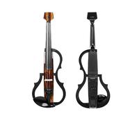 Electric Violin 4/4 Carbon Fiber Technology Advanced Wood Professional Electric Violin Shoulder Headphones