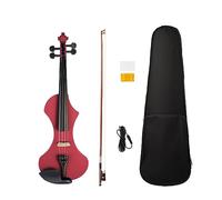 Electric Violin 4/4 Fiddle Set W/Solidwood Electric Violin Bow Audio Violin Case (Color : C)
