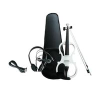 Electric Violin 4/4 Fiddle Violin Bow Acoustic With Carrying Case And Accessories Silent Electric Violin Full Size