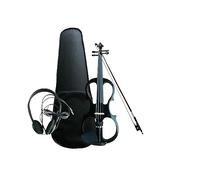 Electric Violin 4/4 Violin Bow Electronic Quite Violin For Violin Lover (Color : Bk)