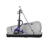 Electric Violin Adult Beginners Practice Playing Electronic Violin Stringed Piano (Color : Purple)