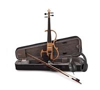 Electric Violin by Gear4music, Natural w/Headphones