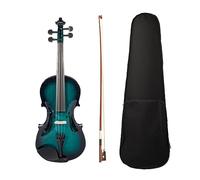 Electric Violin Hand Carved Solid Wood Violin 4/4 Full Size Violin With Carrying Case Brazilwood Bow Audio Cable