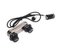 Electric Violin Pickup Piezo Transducer Bridge Set, with Tone Volume Knob for Amplification, Suitable for Solid Bodies, Applied to Designs with Flat Points Under Bridges