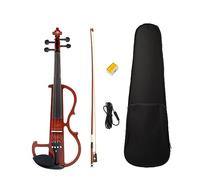 Electric Violin Set Selected Solidwood Body Ebony Fitting W/Canvas Violin Case Brazilwood Bow Bridge