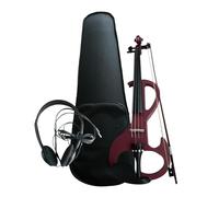 Electric Violin Set with Accessories Musical Instruments Electronic Violin and Headphone with Carrying Case for Beginner
