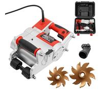 Electric Wall Chaser, 1100W Concrete Cutting Slotting Machine, 1600 RPM, 20-30mm Adjustable Slot Depth, Handheld Cutter for Marble and Bricks