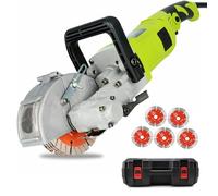 Electric Wall Chaser and Concrete Saw, Efficient Groove Cutting Tool for Brick, Marble, and Floor Renovation