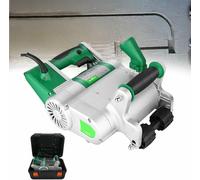 Electric Wall Chaser Machine, 1100W Concrete Cutting Tool, Handheld Slotting Cutter with 40mm Depth for Professional Use, Ideal for Channels and Grooves