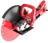 Electric Wall Chaser Machine with Saw Blade, 3600W, 135mm Depth | Diamond blade, wet dust removal, 90° adjustable handle, 19x12cm base plate.