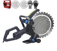 Electric Wall Cutting Machine - 4500W Concrete Cutter with Triple Water Jet, 16.2in Cutting Depth | Professional Wall Groove Kit, No Adjustment Required