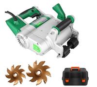 Electric Wall Groove Cutting Machine, Handheld Concrete Chaser with Adjustable Depth for Cement, Brick, and Marble